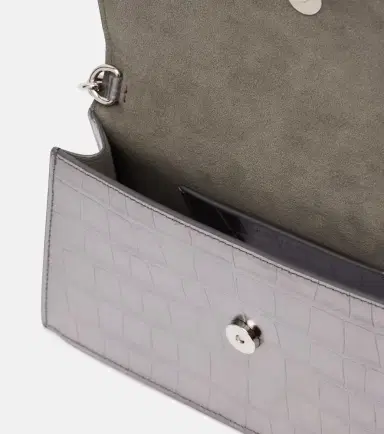 McQueen Skull Mini croc-effect leather clutch | Thumbnail 3 McQueen Skull Mini croc-effect leather clutch | Thumbnail 3