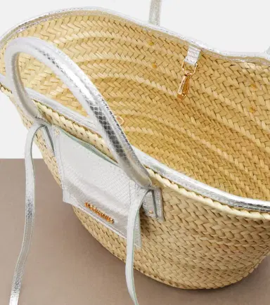 Jacquemus Soli Medium croc-effect raffia basket bag | Thumbnail 3 Jacquemus Soli Medium croc-effect raffia basket bag | Thumbnail 3