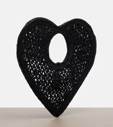 Jacquemus Spiaggia Coeur Small raffia top-handle bag | Thumbnail 2 Jacquemus Spiaggia Coeur Small raffia top-handle bag | Thumbnail 2