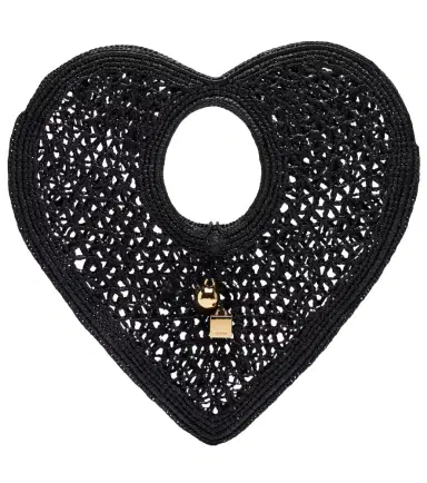 Jacquemus Spiaggia Coeur Small raffia top-handle bag | Thumbnail 1 Jacquemus Spiaggia Coeur Small raffia top-handle bag | Thumbnail 1
