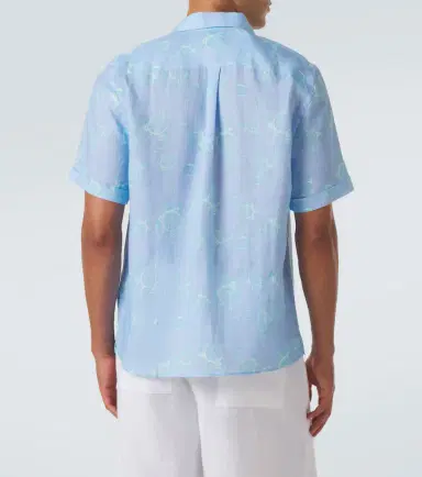 Vilebrequin Printed linen shirt | Thumbnail 3 Vilebrequin Printed linen shirt | Thumbnail 3