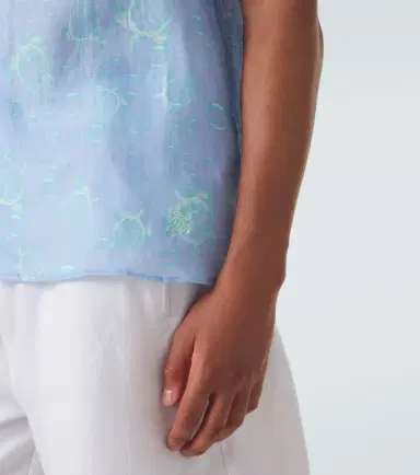 Vilebrequin Printed linen shirt | Thumbnail 6 Vilebrequin Printed linen shirt | Thumbnail 6