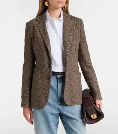 Ralph Lauren Collection Hailey wool, silk, and cashmere blazer | Thumbnail 3 Ralph Lauren Collection Hailey wool, silk, and cashmere blazer | Thumbnail 3