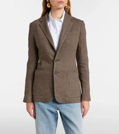 Ralph Lauren Collection Hailey wool, silk, and cashmere blazer | Thumbnail 6 Ralph Lauren Collection Hailey wool, silk, and cashmere blazer | Thumbnail 6