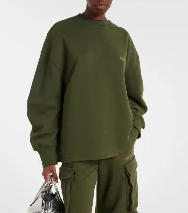The Attico Oversized cotton jersey sweatshirt | Thumbnail 6 The Attico Oversized cotton jersey sweatshirt | Thumbnail 6