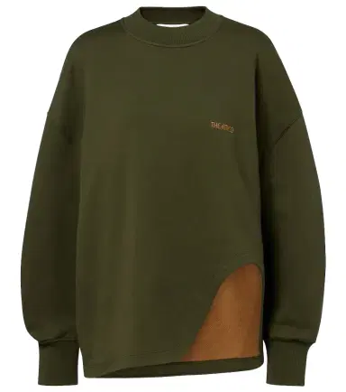 The Attico Oversized cotton jersey sweatshirt | Thumbnail 1 The Attico Oversized cotton jersey sweatshirt | Thumbnail 1