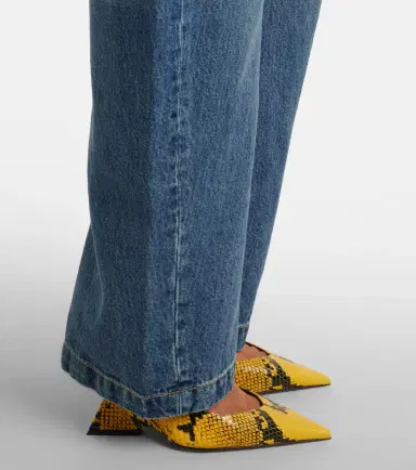 The Attico Mid-rise barrel-leg jeans | Thumbnail 2 The Attico Mid-rise barrel-leg jeans | Thumbnail 2