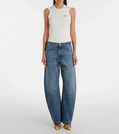 The Attico Mid-rise barrel-leg jeans | Thumbnail 4 The Attico Mid-rise barrel-leg jeans | Thumbnail 4