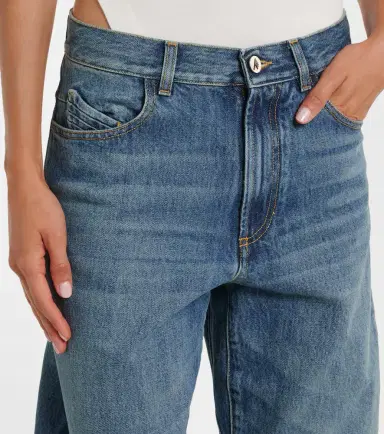 The Attico Mid-rise barrel-leg jeans | Thumbnail 5 The Attico Mid-rise barrel-leg jeans | Thumbnail 5