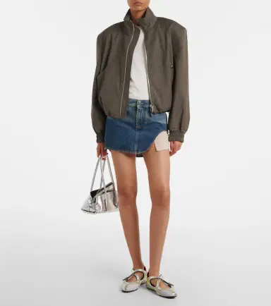The Attico Denim miniskirt | Thumbnail 4 The Attico Denim miniskirt | Thumbnail 4