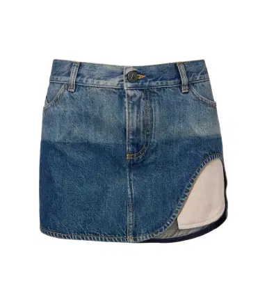 The Attico Denim miniskirt | Thumbnail 1 The Attico Denim miniskirt | Thumbnail 1