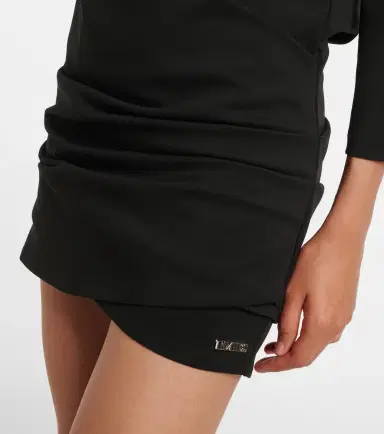 The Attico Draped turtleneck jersey minidress | Thumbnail 5 The Attico Draped turtleneck jersey minidress | Thumbnail 5