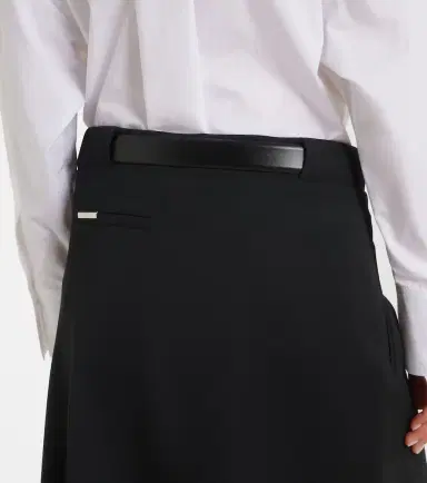 The Attico Asymmetric virgin wool wrap skirt | Thumbnail 5 The Attico Asymmetric virgin wool wrap skirt | Thumbnail 5