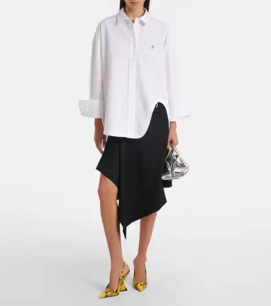 The Attico Asymmetric virgin wool wrap skirt | Thumbnail 7 The Attico Asymmetric virgin wool wrap skirt | Thumbnail 7