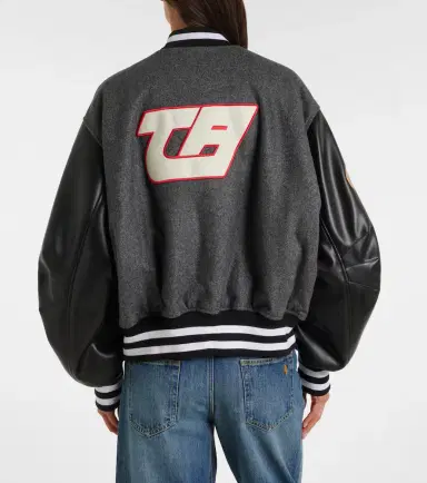 The Attico Wool-blend varsity jacket | Thumbnail 3 The Attico Wool-blend varsity jacket | Thumbnail 3