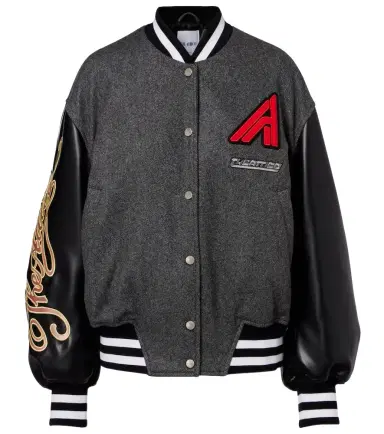 The Attico Wool-blend varsity jacket | Thumbnail 1 The Attico Wool-blend varsity jacket | Thumbnail 1