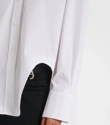 The Attico Asymmetric cotton poplin shirt | Thumbnail 5 The Attico Asymmetric cotton poplin shirt | Thumbnail 5