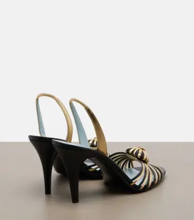Valentino Garavani Caur Royal leather slingback sandals | Thumbnail 2 Valentino Garavani Caur Royal leather slingback sandals | Thumbnail 2