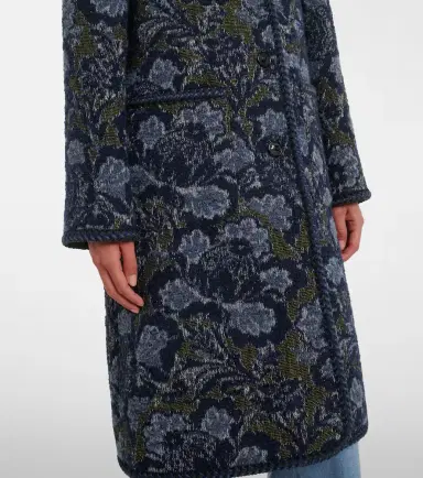 Etro Cotton and wool-blend jacquard coat | Thumbnail 4 Etro Cotton and wool-blend jacquard coat | Thumbnail 4