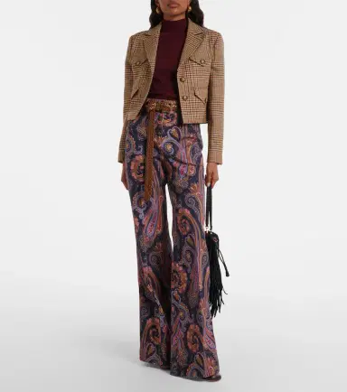 Etro Paisley cotton-blend flared pants | Thumbnail 6 Etro Paisley cotton-blend flared pants | Thumbnail 6
