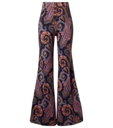 Etro Paisley cotton-blend flared pants | Thumbnail 1 Etro Paisley cotton-blend flared pants | Thumbnail 1