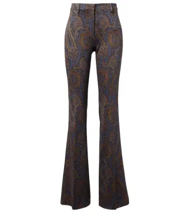 Etro Paisley flared pants | Thumbnail 1 Etro Paisley flared pants | Thumbnail 1