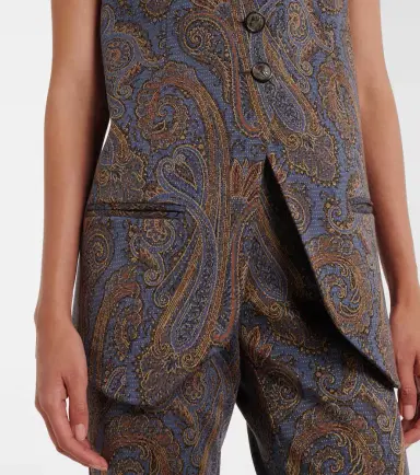 Etro Paisley jacquard vest | Thumbnail 4 Etro Paisley jacquard vest | Thumbnail 4