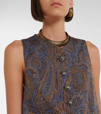 Etro Paisley jacquard vest | Thumbnail 5 Etro Paisley jacquard vest | Thumbnail 5