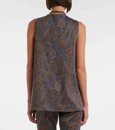 Etro Paisley jacquard vest | Thumbnail 6 Etro Paisley jacquard vest | Thumbnail 6