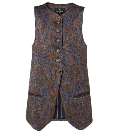 Etro Paisley jacquard vest | Thumbnail 1 Etro Paisley jacquard vest | Thumbnail 1