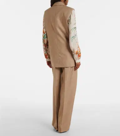Etro Wool jacquard wide-leg pants | Thumbnail 6 Etro Wool jacquard wide-leg pants | Thumbnail 6