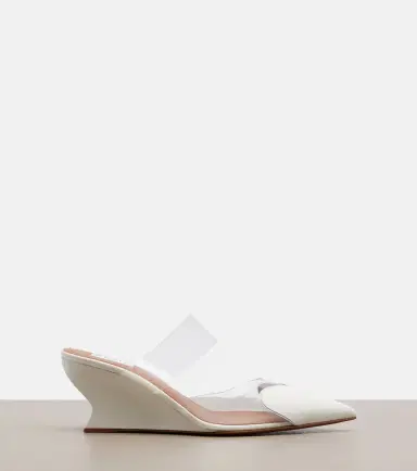 Alaia Alaïa Le Coeur patent leather wedge mules | Thumbnail 2 Alaia Alaïa Le Coeur patent leather wedge mules | Thumbnail 2