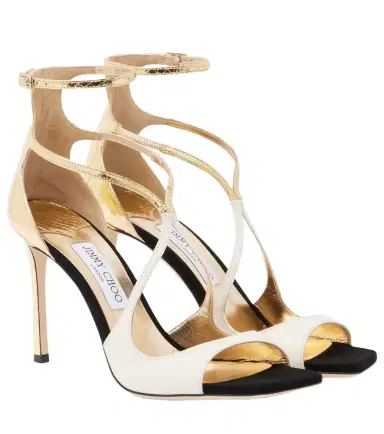 Jimmy Choo Azia leather sandals | Thumbnail 1 Jimmy Choo Azia leather sandals | Thumbnail 1