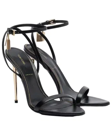 Tom Ford Padlock leather sandals | Thumbnail 1 Tom Ford Padlock leather sandals | Thumbnail 1