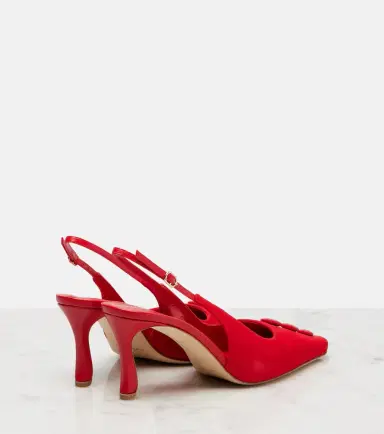 Manolo Blahnik Alexa suede slingback pumps | Thumbnail 3 Manolo Blahnik Alexa suede slingback pumps | Thumbnail 3