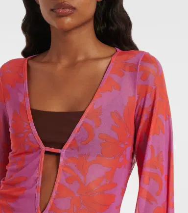 ViX Paula Hermanny Lidi floral sheer beach dress | Thumbnail 5 ViX Paula Hermanny Lidi floral sheer beach dress | Thumbnail 5