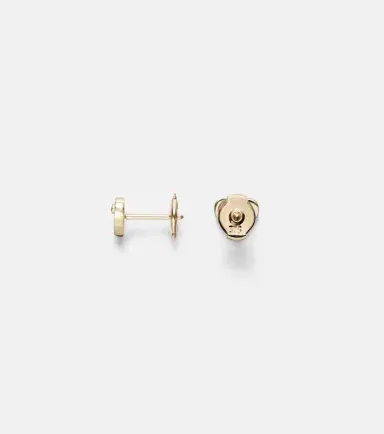 Yvonne Léon Yvonne Léon Nano Puces 9kt gold earrings with black diamonds and enamel | Thumbnail 2 Yvonne Léon Yvonne Léon Nano Puces 9kt gold earrings with black diamonds and enamel | Thumbnail 2