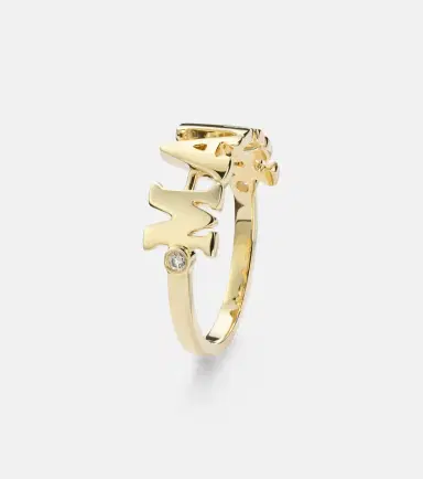 Yvonne Léon Yvonne Léon Mama 9kt gold ring with diamonds | Thumbnail 2 Yvonne Léon Yvonne Léon Mama 9kt gold ring with diamonds | Thumbnail 2