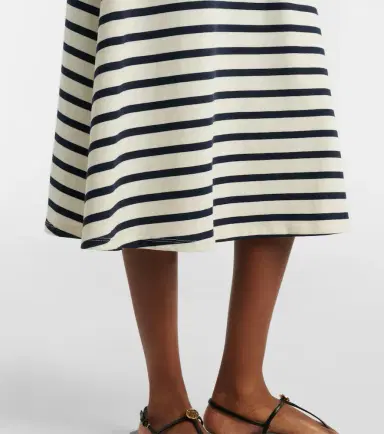 Frame Sea Breeze striped cotton polo dress | Thumbnail 4 Frame Sea Breeze striped cotton polo dress | Thumbnail 4
