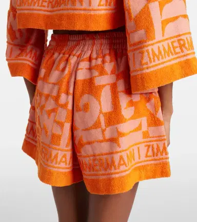 Zimmermann Solstice cotton terry shorts | Thumbnail 3 Zimmermann Solstice cotton terry shorts | Thumbnail 3