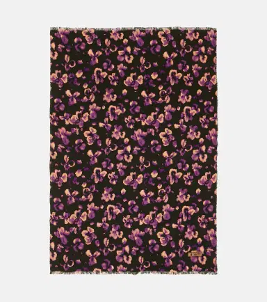 The House of Lyria Firmamento floral linen throw | Thumbnail 6 The House of Lyria Firmamento floral linen throw | Thumbnail 6