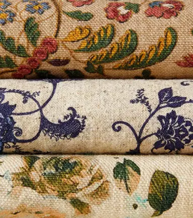 The House of Lyria Sharpei floral cotton and linen throw | Thumbnail 4 The House of Lyria Sharpei floral cotton and linen throw | Thumbnail 4