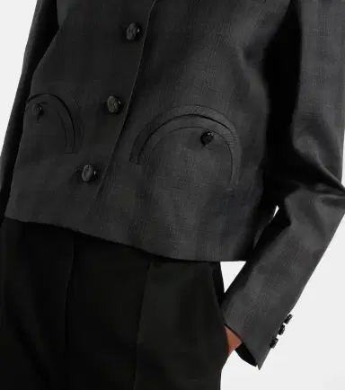 Blazé Milano Blazé Milano Shamo checked virgin wool jacket | Thumbnail 5 Blazé Milano Blazé Milano Shamo checked virgin wool jacket | Thumbnail 5