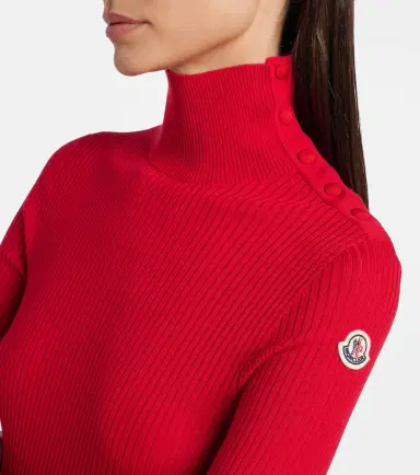 Moncler Virgin wool turtleneck sweater | Thumbnail 3 Moncler Virgin wool turtleneck sweater | Thumbnail 3