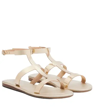 Ancient Greek Sandals Fedra metallic leather gladiator sandals | Thumbnail 1 Ancient Greek Sandals Fedra metallic leather gladiator sandals | Thumbnail 1