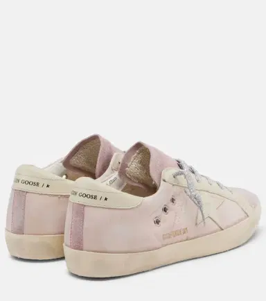 Golden Goose Super-Star leather-trimmed sneakers | Thumbnail 3 Golden Goose Super-Star leather-trimmed sneakers | Thumbnail 3