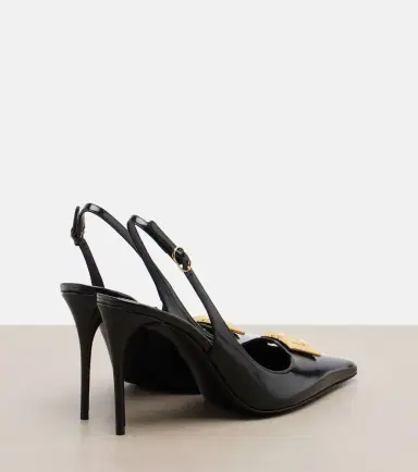 Dolce & Gabbana Lollo DG patent leather slingback pumps | Thumbnail 3 Dolce & Gabbana Lollo DG patent leather slingback pumps | Thumbnail 3