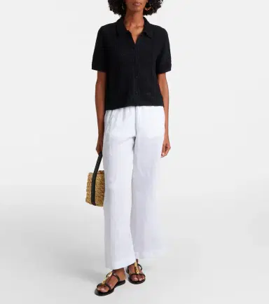 Velvet Rosemond open-knit cotton and cashmere top | Thumbnail 5 Velvet Rosemond open-knit cotton and cashmere top | Thumbnail 5