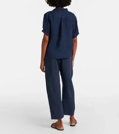 Velvet Taylor linen wide-leg pants | Thumbnail 4 Velvet Taylor linen wide-leg pants | Thumbnail 4