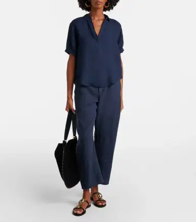 Velvet Taylor linen wide-leg pants | Thumbnail 5 Velvet Taylor linen wide-leg pants | Thumbnail 5